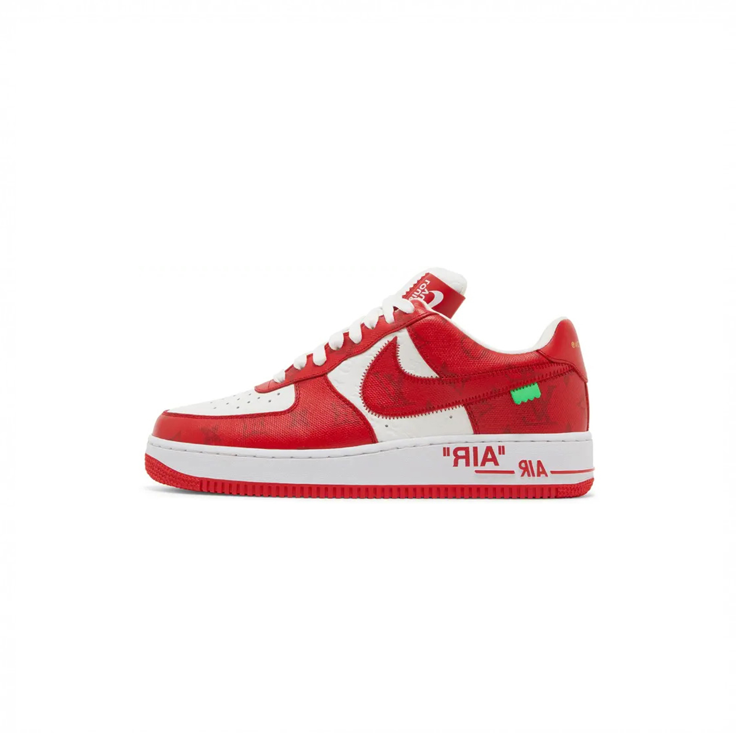 NIKE LOUIS VUITTON AIR FORCE 1 LOW BY VIRGIL ABLOH WHITE RED 1A9VA7